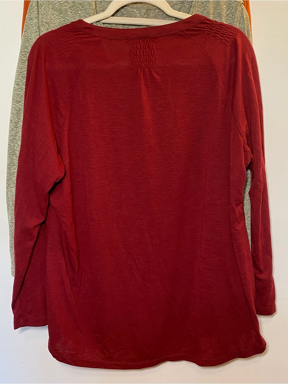 Women's 2xl Tops Long Sleeve Shirts Fall Duluth ModCloth Orange Red Lot Of 3 - Picture 5 of 11